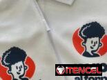 Pulóver blanco / Pulóver de cuello / Pullover blanco de cuello / Pulóver estilo polo