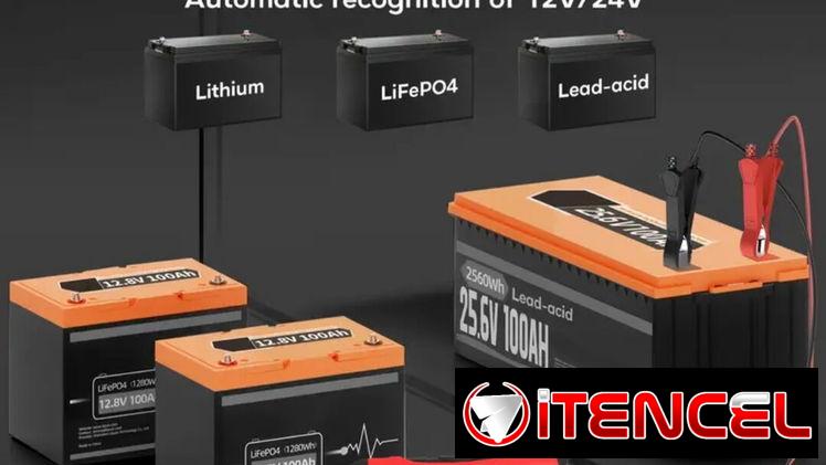 Tunder Cargador de batería de 16Ah LifePo4