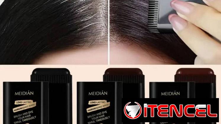 Barra de retoques temporales de cabello