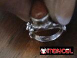 Vendo anillo de plata cifrado con piedra venturina
