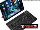 Mini Keyboard Bluetooth Portátil Ultra Delgado | Teclado Inalámbrico para PC, Tablet y Celular