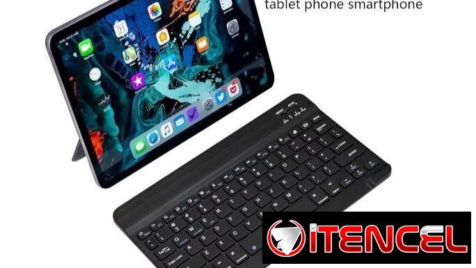 Mini Keyboard Bluetooth Portátil Ultra Delgado | Teclado Inalámbrico para PC, Tablet y Celular