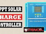 Controlador de carga Solar MPPT automático, regulador inteligente USB Dual para plomo-ácido/litio, pantalla LCD,