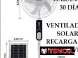 VENTILADOR SOLAR RECARGABLE 16″ STAVEL, ENTREGA DE FACTURA, VARIEDAD DE VENTILADORES RECARGABLES