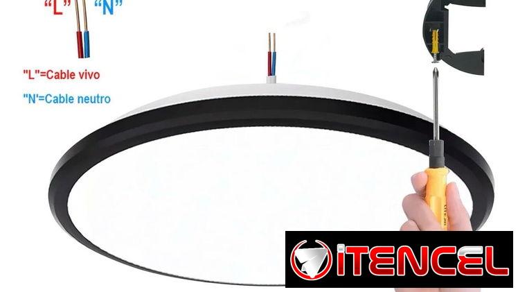 Lámpara de techo redonda 36w.  30 USD