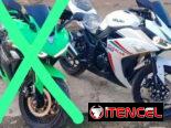 Moto 250CC Izuki huracán de color blanco, nueva con chapa y circulación lista para traspaso, HABANA llamar 53492054