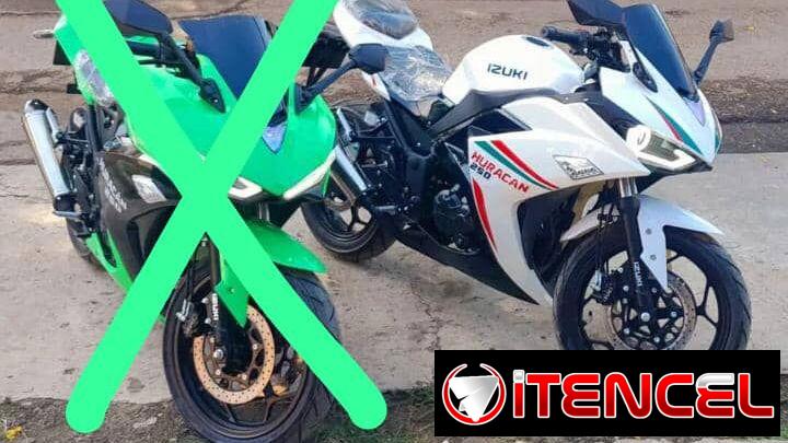 Moto 250CC Izuki huracán de color blanco, nueva con chapa y circulación lista para traspaso, HABANA llamar 53492054