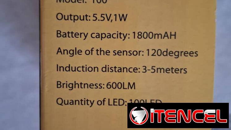 🔆Lámpara Solar de Pared Exterior con Sensor de Movimiento