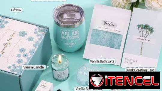 Regalo especial para mujer o niña. Set de baño