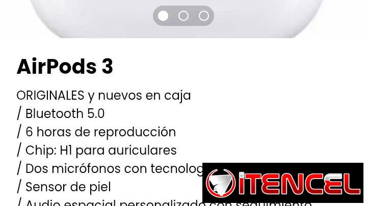 AirPods 3 ORIGINALES. Nuevos en caja / Bluetooth 5.0