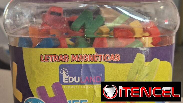 Letras magnéticas. Más de 100 letras