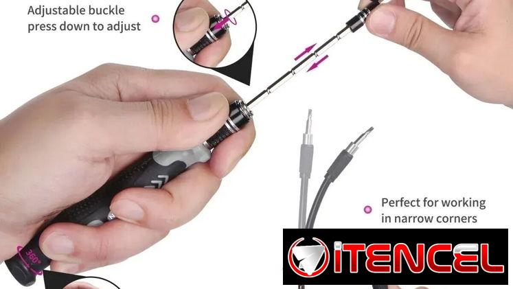 🛠️​ JUEGO DE DESTORNILLADORES 115 EN 1 🛠️​ LIT MAGNETICO 🛠️​ EXTENSOR FLEXIBLE – EXTENDIBLE 🛠️​ 5887.23.60