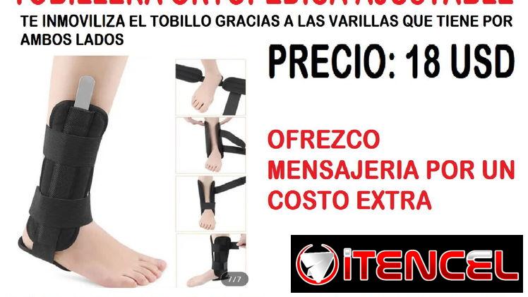 EN VENTA TOBILLERA ORTOPÉDICA AJUSTABLE. CUIDA TUS TOBILLOS CON SOPORTE PROFESIONAL. CONTÁCTAME. TENGO MENSAJERÍA