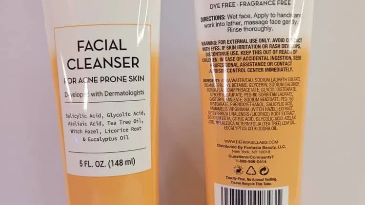 Limpiador facial Dermasil Labs Facial Cleanser for Acne Prone Skin