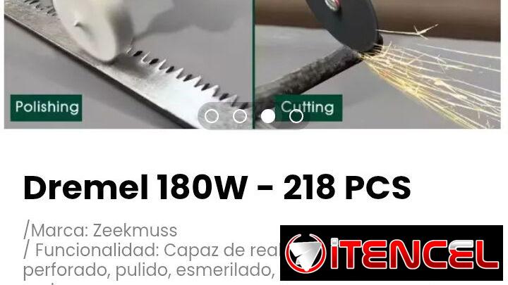 Dremel 180W – 218 PCS. Marca: Zeekmuss