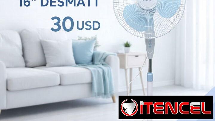 DE PEDESTAL 16”. VENTILADOR DE PEDESTAL