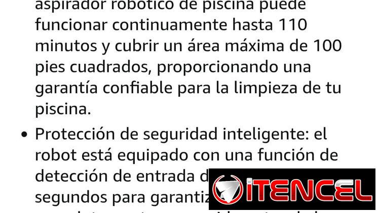 Robot de limpieza de piscina