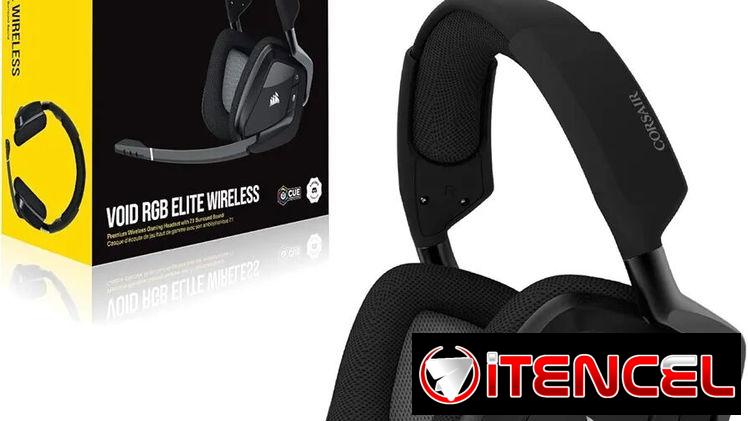 Sellado en caja 💲100usd Corsair VOID ELITE RGB Wireless – Auriculares para juegos, carbón  05 9334027    WhatsApp: http