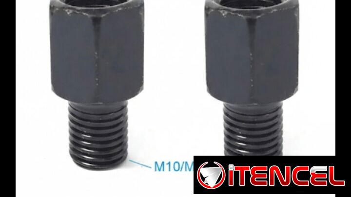 Adaptadores de rosca para espejo de moto
