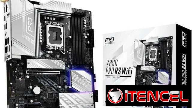 🎮 Intel 🎮 Board ASRock Z890 Pro RS WiFi Black 🎮 16+1+1+1+1VRM🔹80A🔹9066mt🔹PCIe5 x16🔹M.2 Gen5🔹4xM.2🔹4xSATA 📦0km