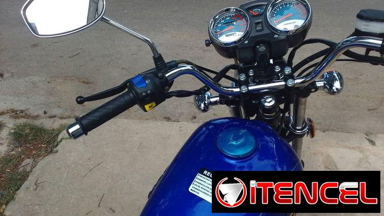 Moto de combustión Halcón GN 125 f del año 2026 con chapa circulación y certifico