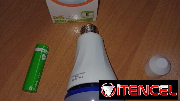 💡RECARGABLE 💡BOMBILLO LED RECARGABLE DE EMERGENCIA.