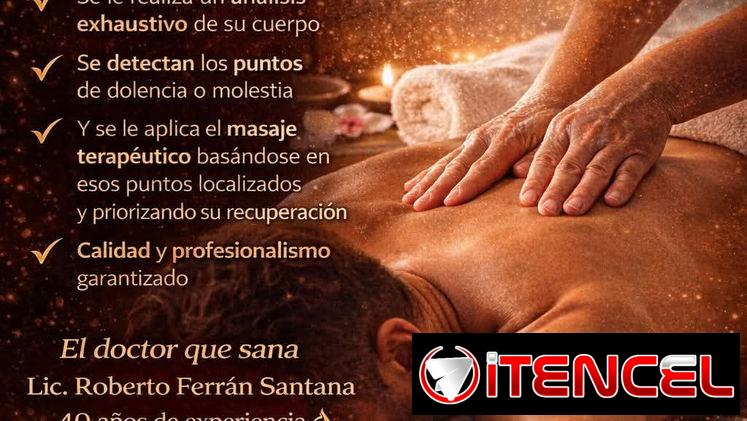 SU BIENESTAR ES NUETRA PRIORIDAD,  MASAJE TERAPÉUTICO