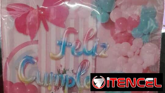 3500 si se llevan los 4 Set Globos