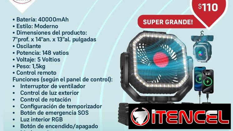 VENTILADOR RECARGABLE ALTA GAMA MODELO F16