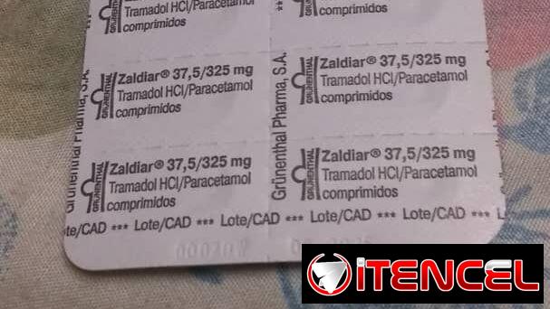 Zaldiar Tramadol con Paracetamol 37.5 mg.