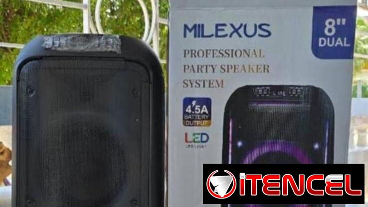 BOCINA PROFESIONAL DE MILEXUS 8″ DE 60W