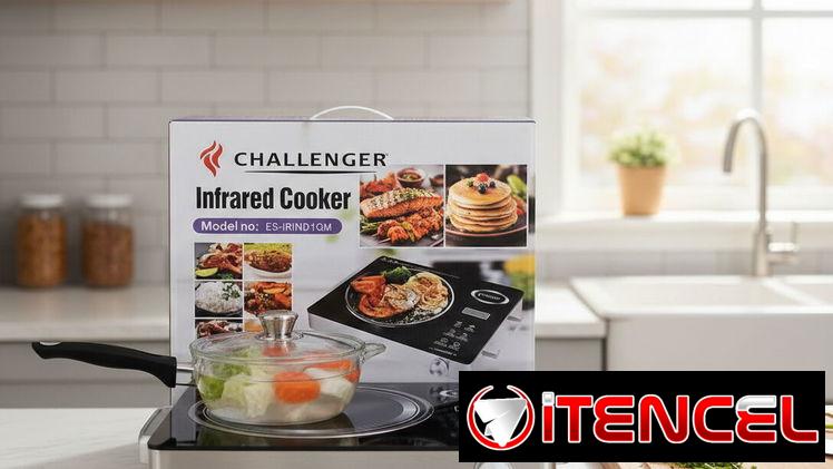 INFRARROJA !!! COCINA INFRARROJA MARCA CHALLENGER 1200W. FACURA, MENSAJERIA Y GARANTIA. TL 54833699