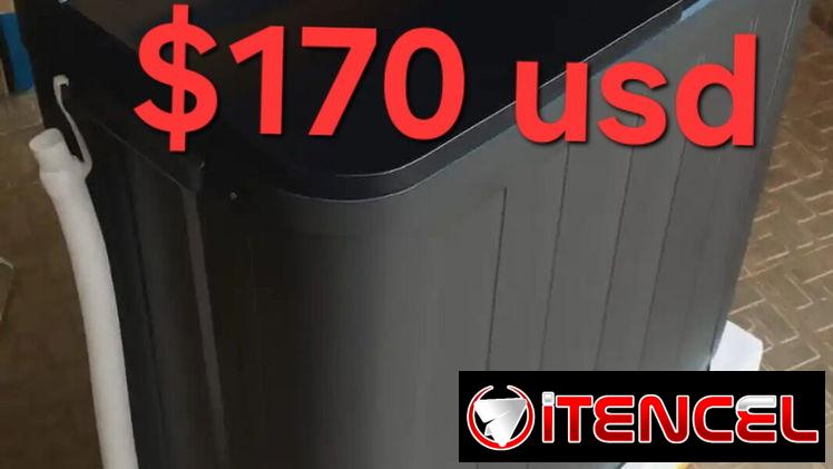 ‼️Lavadora semiautomática Milexus 7Kg Negra.‼️