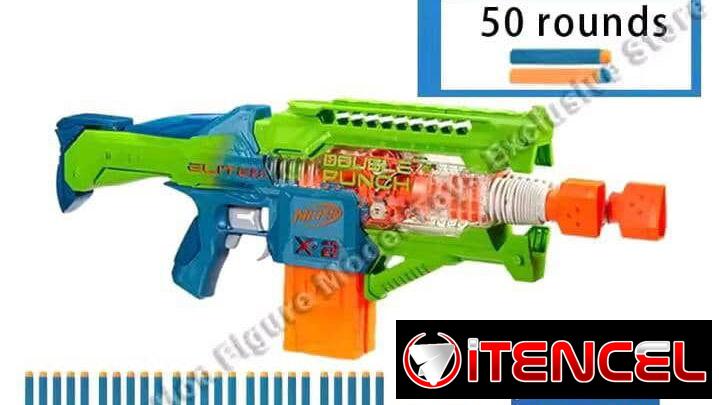 Juego de 4 Pistolas láser, pistolas de agua con disparo automatico, ametralladoras, carro de control remoto
