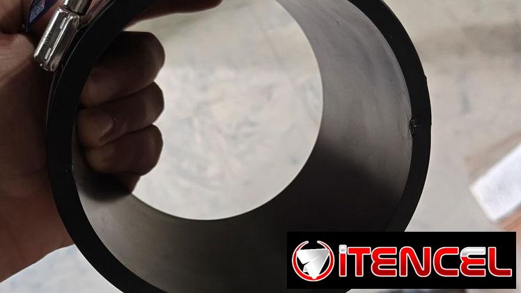 Acople / Coplin para sanitaria tuberías de 110 / 100 4″ pulgadas de barro acero hierro pvc plástico