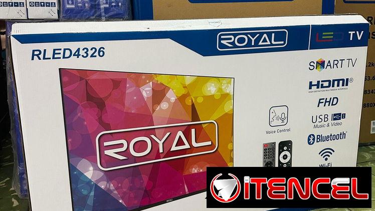 Smart TV ROYAL de 43 pulgadas FHD 1080p + Soporte Giratorio a la pared precio 275 USD con transporte incluido