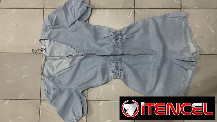 Mono-short de mujer STRADIVARIUS, de mezclilla elegante, conjuntos de mujer elegante, conjuntos elegantes de mezclilla