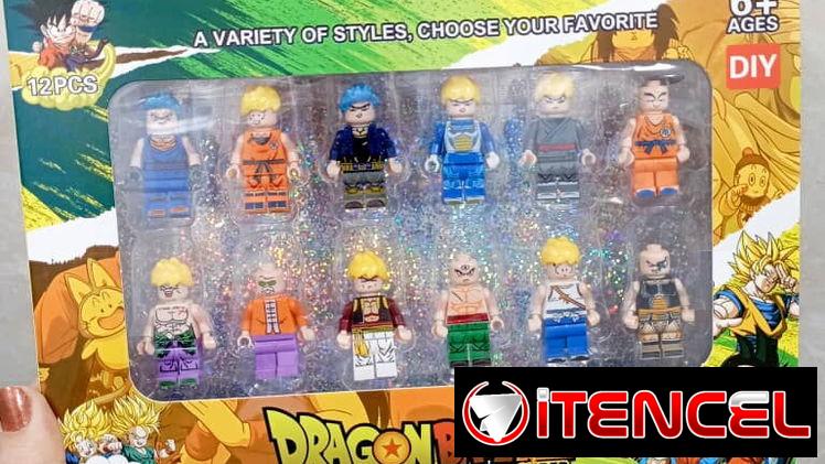 Set de 12 personajes dragón ball