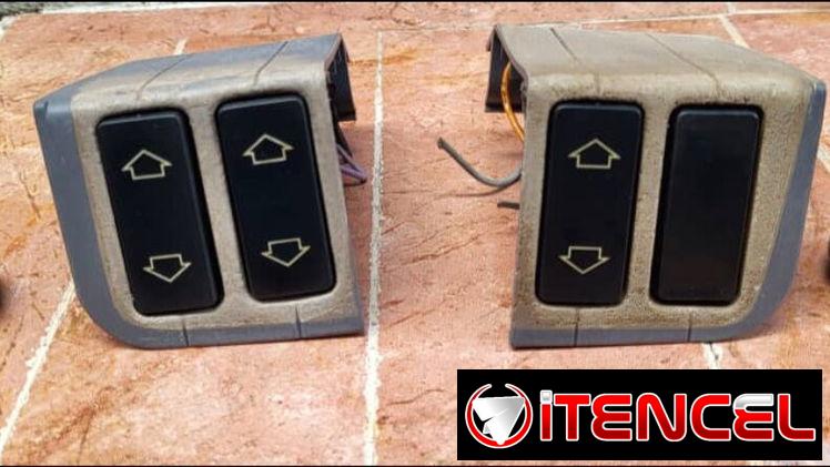 JUEGO DE BOTONES Y TECLAS PARA VENTANILLAS ELECTRICAS DE PEUGEOT 205