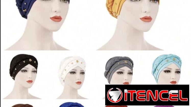 Llegaron los turbantes de moda tipo africano traídos de USA