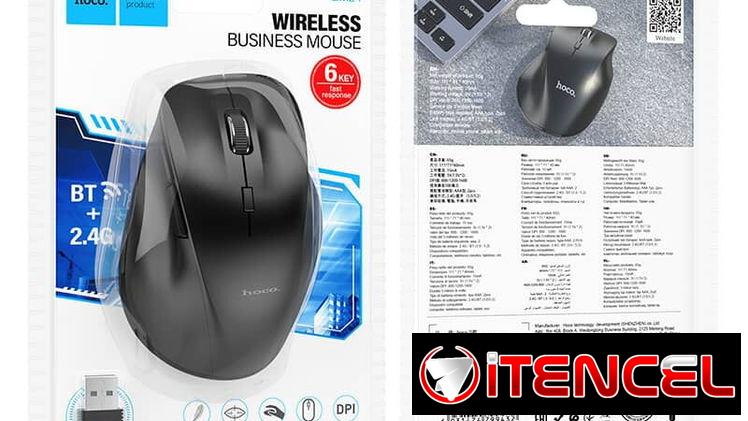 Mouse Inalámbrico GM24 🎯 6 Botones | Dual Mode 2.4G + Bluetooth