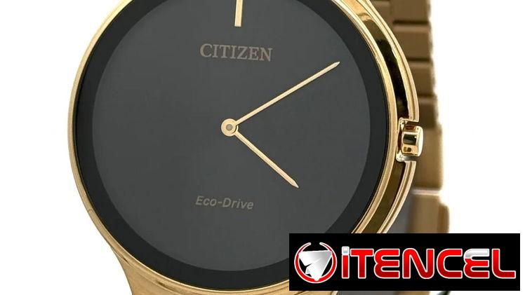 CITIZEN ECODRIVE STILLETO (AR3112-57E) DE 39MM , UNISEX EN ACERO INOXIDABLE DORADO Y CRISTAL DE ZAFIRO , NUEVO  58049738