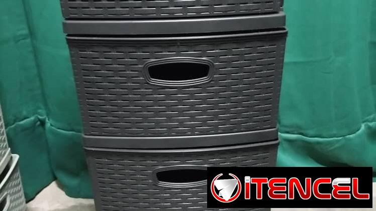 Gaveteros de 4 niveles color negro 📌📌
