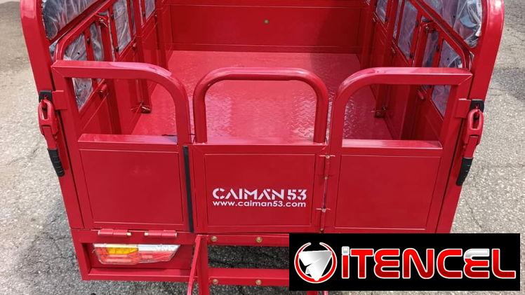 TRICICLO ELÉCTRICO CAIMAN con asientos plegables (1202-120)
