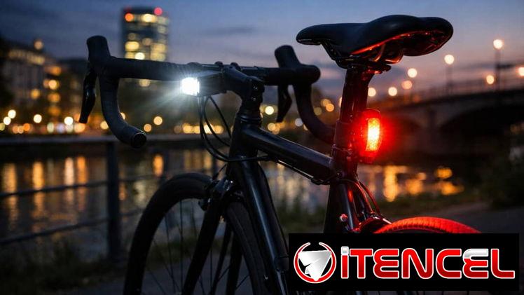 Juego de luces para bicicletas traseras y delanteras
