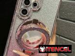 ☎️53544655 🛵 Entrega Disponible ⭐Funda Glitter Kickstand para Samsung Galaxy S23 Ultra con diseño brillante y soporte ⭐
