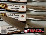Cuchillo de cocina  todo de Acero inoxidable  6”  buena calidad