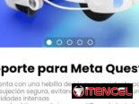 Soporte para Meta Quest 3. / Cuenta con una hebilla de bloqueo resistente para una sujeción segura