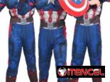 Trajes d spaiderman, capitan America, Paul Patrol, Merlina