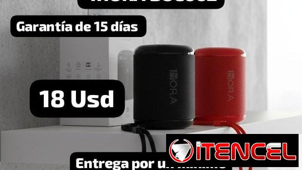 Bocina Bluetooth portátil 1HORA BOC062, Garantía de 15 días, Entrega por un mínimo costo adicional de 1 Usd para toda La